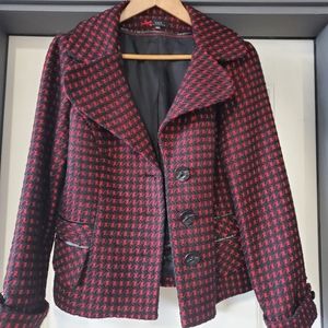 Dex houndstooth blazer